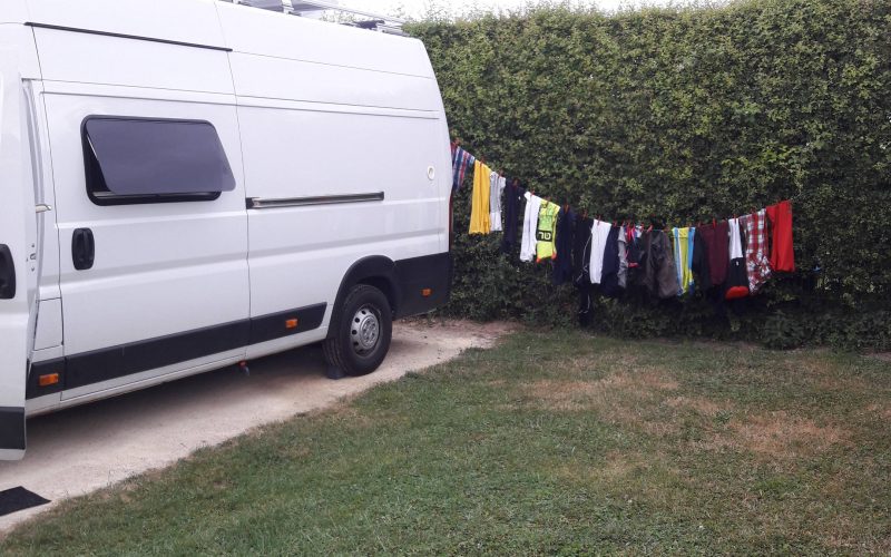 Laundry out at Neufchatel en Bray