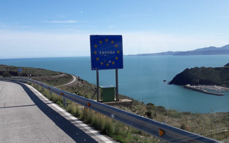 Crossing into Spain