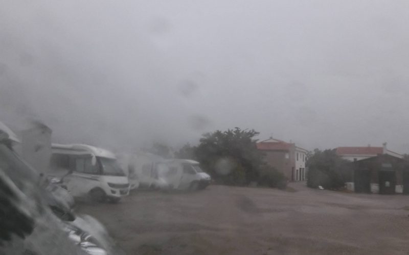 Storm stop at Farm near Thuir