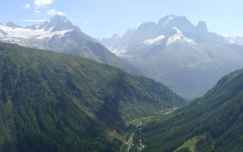 View down valley near Le Molard